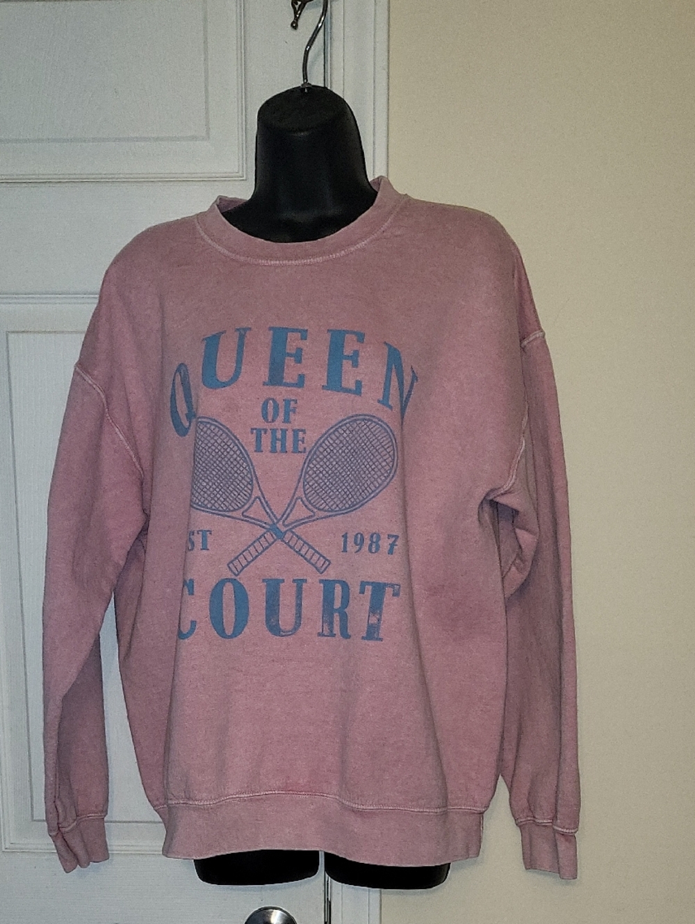 Sweet Claire Pink Pullover Sweatshirt